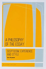Front cover of A Philosophy of the Essay by Erin Plunkett