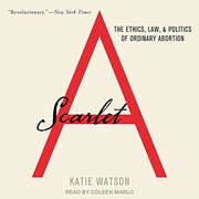 Cover of Scarlet A by Katie Watson
