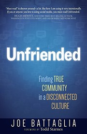 Front cover of Unfriended by Joe Battaglia