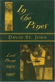 Cover of In the pines by David St. John