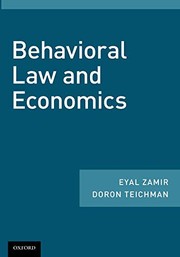 Cover of Behavioral Law and Economics by Eyal Zamir