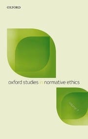 Front cover of Oxford Studies in Normative Ethics, Vol 7 by Mark C. Timmons