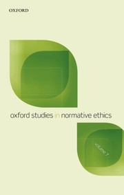 Cover of Oxford Studies in Normative Ethics, Vol 7 by Mark C. Timmons