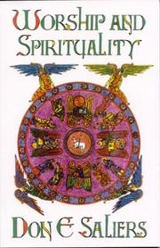Front cover of Worship and spirituality by Don E. Saliers