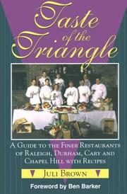 Front cover of Taste of the Triangle by Juli Brown