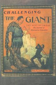 Front cover of Challenging the Giant by Mary M. Leue