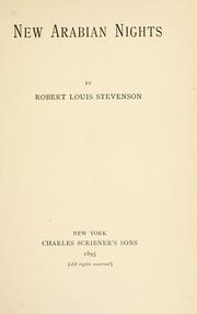 Front cover of New Arabian Nights by Robert Louis Stevenson