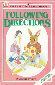 Front cover of I'm Ready to Learn About Following Directions by Imogene Forte