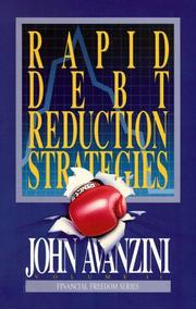Front cover of Rapid debt-reduction strategies by John F. Avanzini