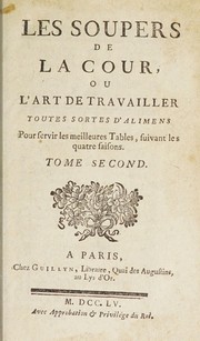 Cover of Les soupers de la cour by [Menon]