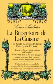 Front cover of Le répertoire de la cuisine by Louis Saulnier