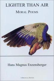 Front cover of Lighter than air by Hans Magnus Enzensberger