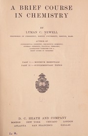 Cover of A brief course in chemistry by Newell, Lyman Churchill