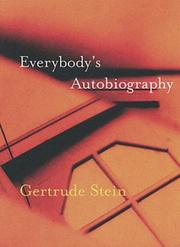 Cover of Everybody's Autobiography by Gertrude Stein