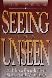 Cover of Seeing the Unseen by Joe Beam