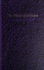 Front cover of The Fihrist of al-Nadim by Bayard And Translator Dodge