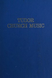 Front cover of Tudor church music by Denis Stevens