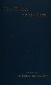 Front cover of The Story of My Life by Sir Richard Temple