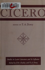 Cover of Cicero by T. A. Dorey