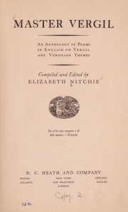 Cover of Master Vergil by Elizabeth Nitchie