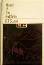 Cover of Manual of Zen Buddhism by Daisetsu Teitaro Suzuki