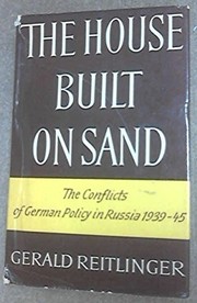 Cover of The House Built on Sand by Gerald Reitlinger