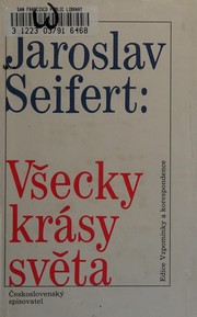 Front cover of Všecky krásy světa by Jaroslav Seifert