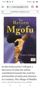 Front cover of The return of Mgofu by F. D. Imbuga