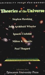 Front cover of Theories of the Universe by Paul Thagard