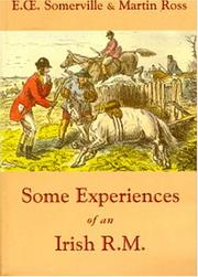 Front cover of Some experiences of an Irish R.M. by E. OE. Somerville