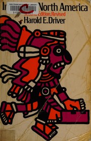 Front cover of Indians of North America by Harold Edson Driver