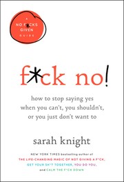 Cover of F*ck No! by Sarah Knight