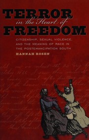 Front cover of Terror in the heart of freedom by Hannah Rosen