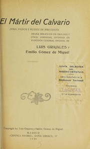 Front cover of El mártir del Calvario by Luis Grajales