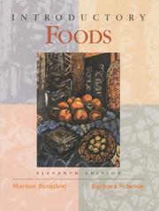 Cover of Introductory foods by Marion Bennion