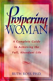 Cover of Prospering woman by Ruth Ross