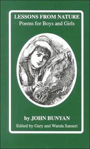 Front cover of Book for boys and girls by John Bunyan