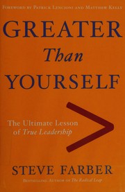 Cover of Greater than yourself by Steve Farber