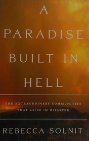 Cover of A paradise built in hell by Rebecca Solnit
