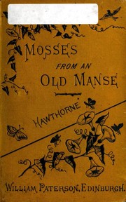 Front cover of Mosses from an Old Manse. 1/2 by Nathaniel Hawthorne