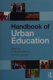 Cover of Handbook of urban education by Milner, H. Richard IV