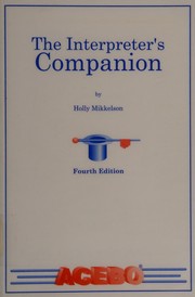 Front cover of The Interpreter's Companion by Holly Mikkelson