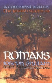 Front cover of A Commentary on the Jewish Roots of Romans by Joseph Shulam