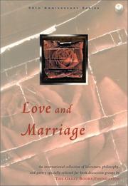 Front cover of Love and marriage by Great Books Foundation (U.S.)