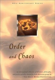 Front cover of Order and chaos by Great Books Foundation (U.S.)