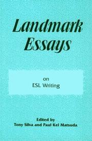 Front cover of Landmark Essays on ESL Writing (Volume in the Landmark Essays Series) by Unknown