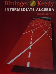 Cover of Intermediate Algebra by Marvin L. Bittinger