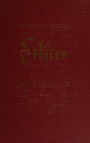 Cover of General & special ethics by John Patrick Noonan