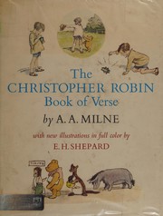 Front cover of The Christopher Robin book of verse by A. A. Milne