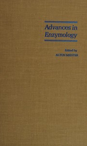 Front cover of Advances in Enzymology by Meister